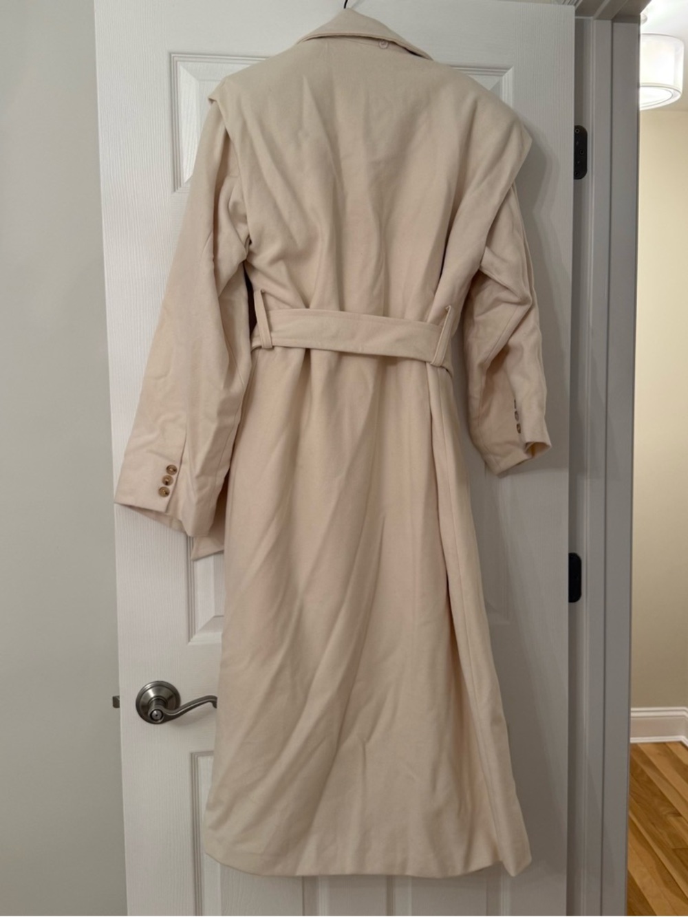 JLUXLABEL IVORY CLOUD WOVEN COAT - Picture 10 of 12